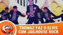 Thomaz dança Jailhouse Rock de Elvis Presley