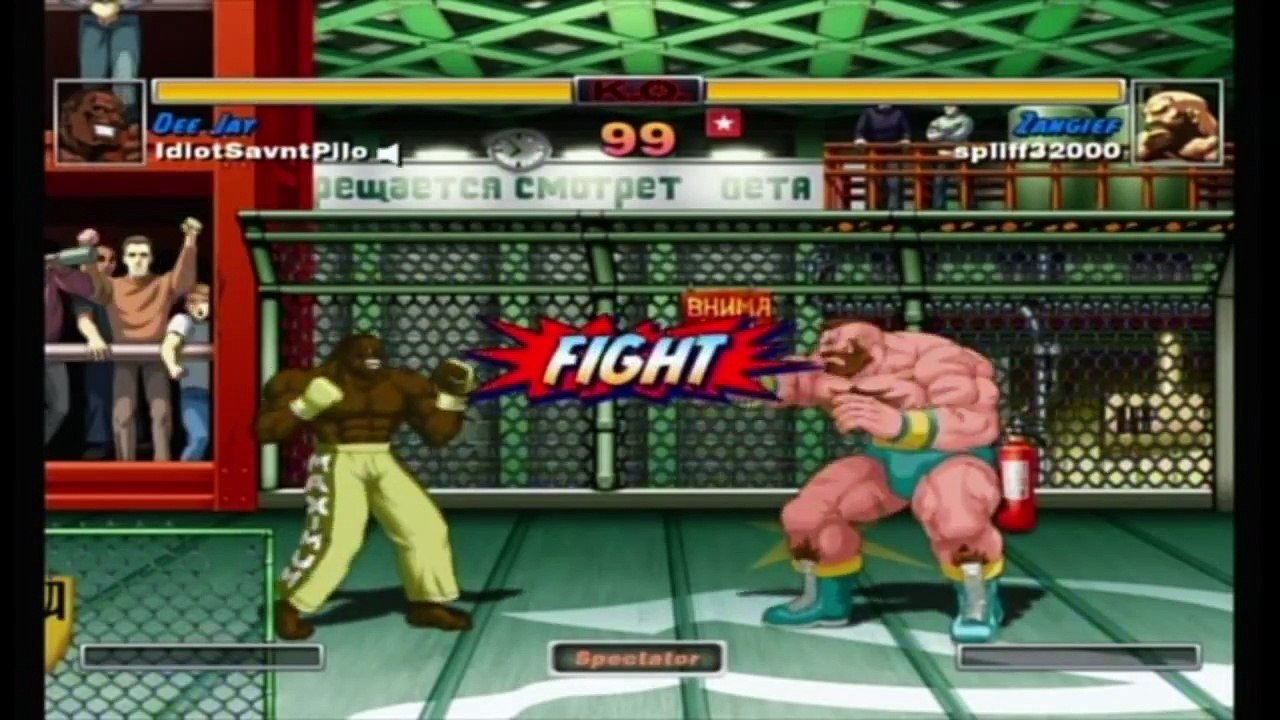 Super Street Fighter II Turbo HD Remix - XBLA - IdiotSavntPilo (Dee Jay) VS. spliff32000 (Zangief)