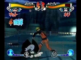 Naruto EX Wii Ninja Combat Naruto vs Neji