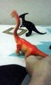 T rex come dinossauros de brinquedos