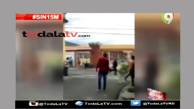 SE PRODUCE TIROTEO EN CENTRO DE VOTACIÓN ENTRE SIMPATIZANTES DEL PRM Y PRD-NOTICIAS SIN-VIDEO