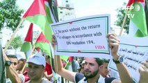 Palestinians commemorate the Nakba in the Gaza Strip