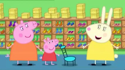 Peppa Pig Toys Cake ~ New Shoes - Babysitting