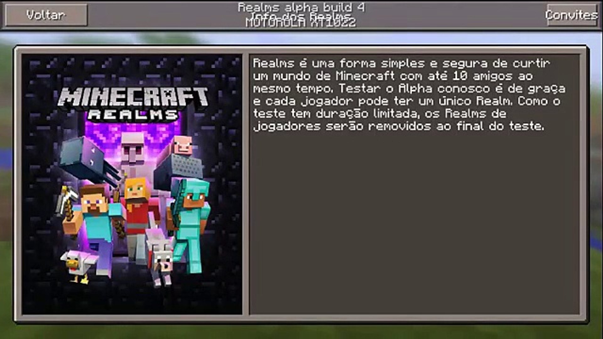 Dowload Minecraft Pocket Edition Realms Alpha Build 4 Video Dailymotion