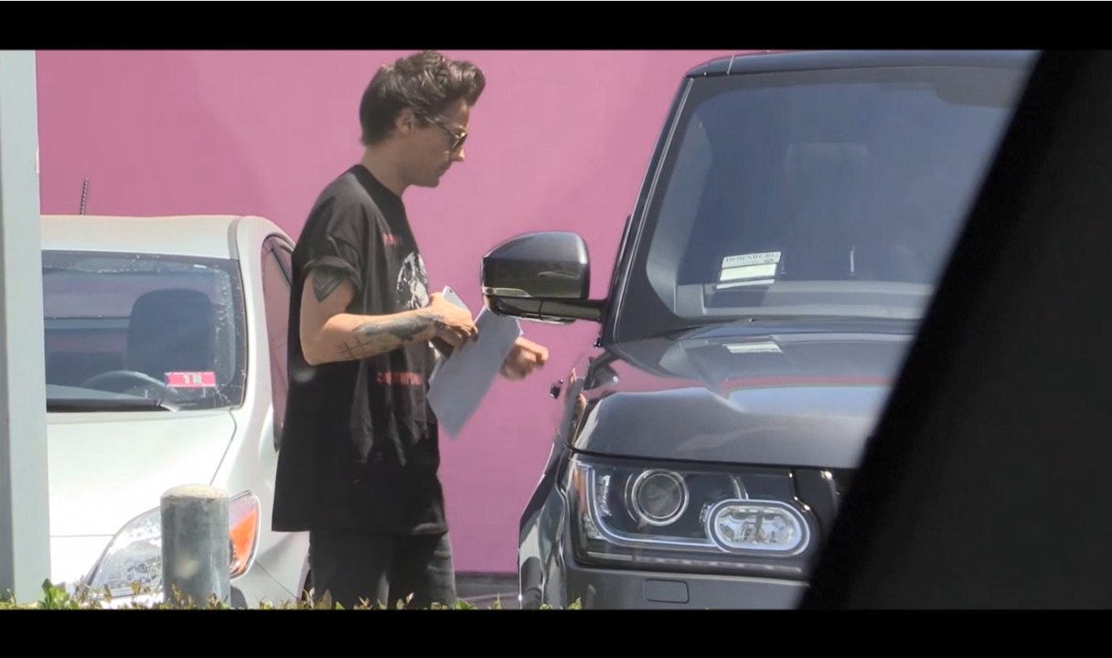 Louis Tomlinson goes wardrobe shopping before America's Got Talent appearance