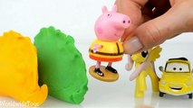 Peppa pig Play doh Surprise Eggs My little pony Disney Princess Peppa Pig Spongebob Toys 2015