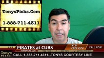 Pittsburgh Pirates vs. Chicago Cubs Pick Prediction MLB Baseball Odds Preview 5-13-2016