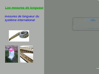 Les mesures de longueur 2