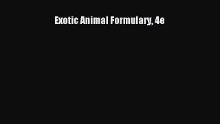 Download Exotic Animal Formulary 4e PDF Free