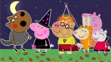 Peppa Pig Helloween 4 Finger Family \ Nursery Rhymes Lyrics