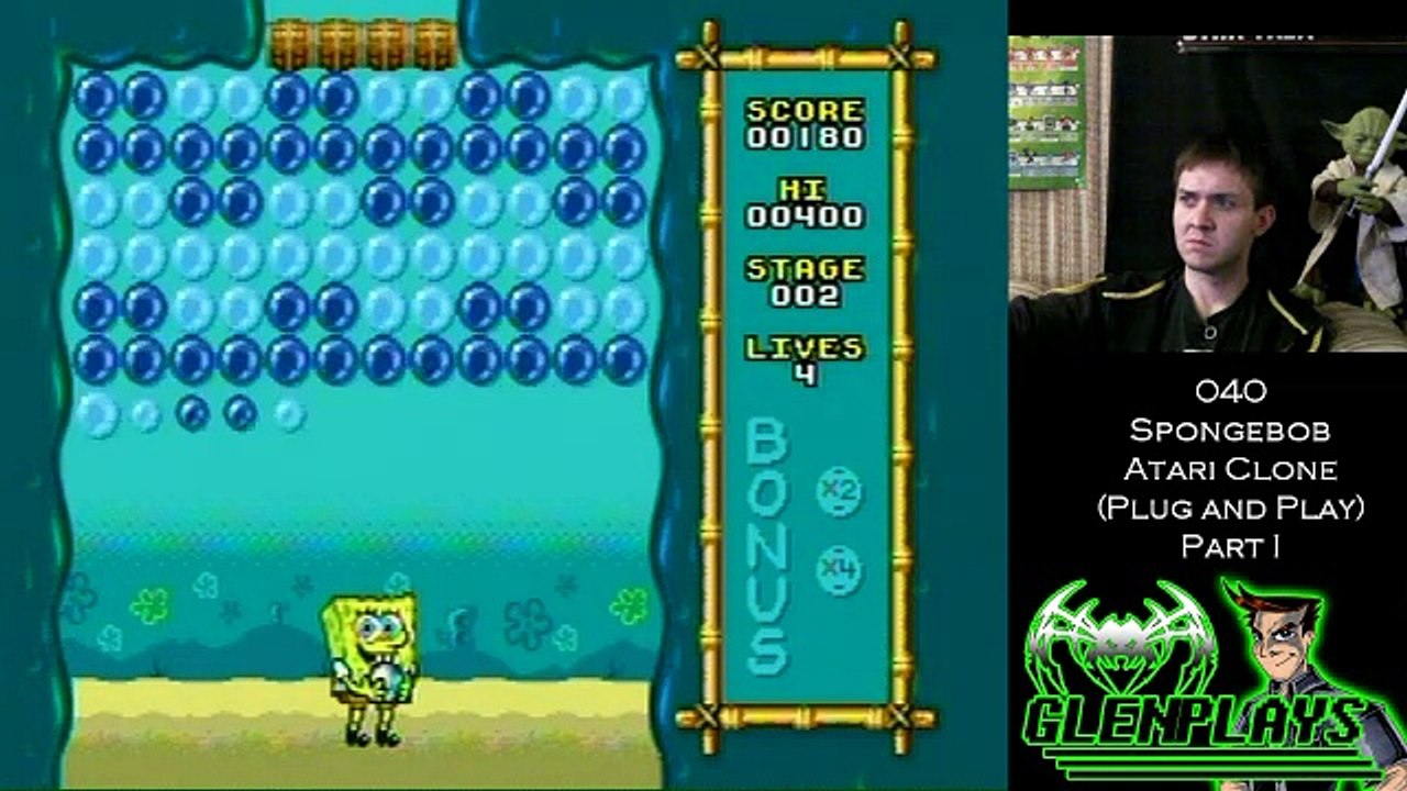 Glenplays:  Spongebob Atari Clone (Plug And Play)