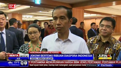 Presiden Jokowi Bertemu Masyarakat RI di Korsel