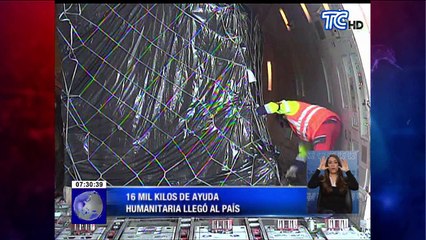 Llegó al Ecuador ayuda humanitario procedente de Holanda