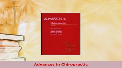 Download  Advances in Chiropractic  EBook
