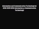 [PDF] Information and Communication Technology for GCSE (OCR GCSE Information & Communication