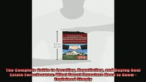 READ book  The Complete Guide to Locating Negotiating and Buying Real Estate Foreclosures What Smart Full Free
