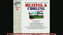 FREE EBOOK ONLINE  A Practical Guide to Inspecting Heating and Cooling Full Free