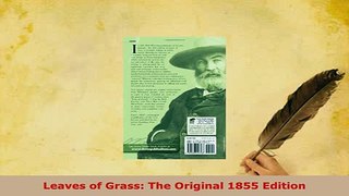 Download  Leaves of Grass The Original 1855 Edition  Read Online