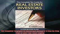 READ book  The Complete Tax Guide for Real Estate Investors A StepByStep Plan to Limit Your Taxes Free Online