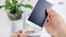 Meizu M3 Note Smartphone Unboxing Hands-on Review