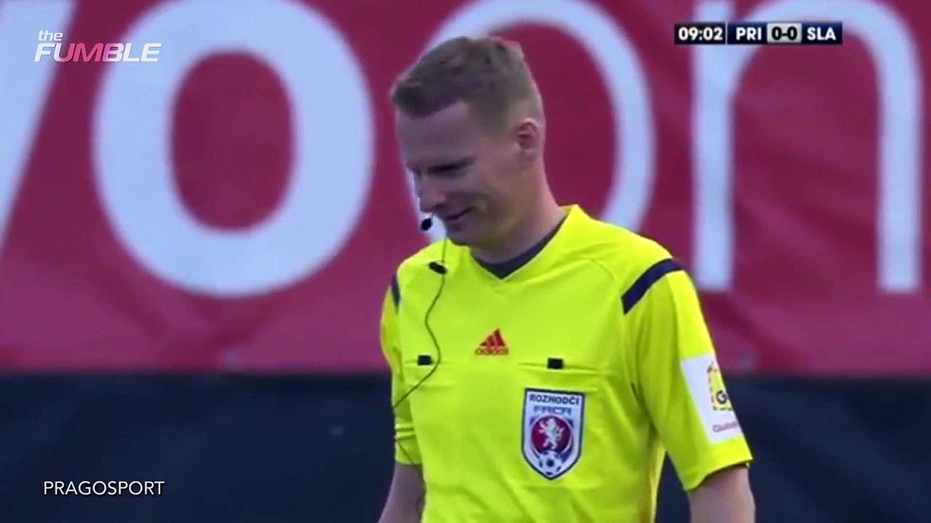 Drunk Soccer Refs Stumble & Piss on Field