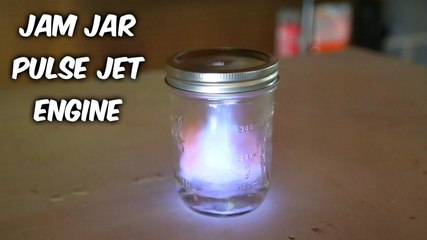 Jam Jar Pulse Jet Engine Test 2016