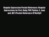 [PDF] Regular Expression Pocket Reference: Regular Expressions for Perl Ruby PHP Python C Java