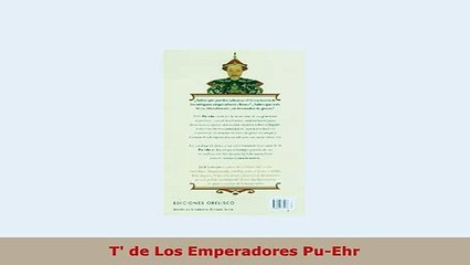 Download  T de Los Emperadores PuEhr Free Books