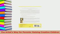 Read  The Artists Way for Parents Raising Creative Children Ebook Free