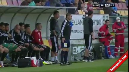 1.lig hakemi maça sarhoş çıktı