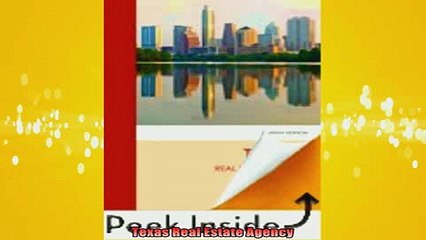 Downlaod Full PDF Free  Texas Real Estate Agency Full EBook