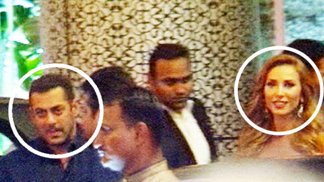 Salman Khan And Iulia Vantur TOGETHER At Preity Zinta's Wedding Reception