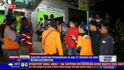 Banjir Bandang Hantam Pemandian Alam di Sibolangit, 21 Orang Hilang