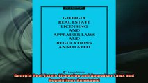 READ book  Georgia Real Estate Licensing and Appraiser Laws and Regulations Annotated Full EBook