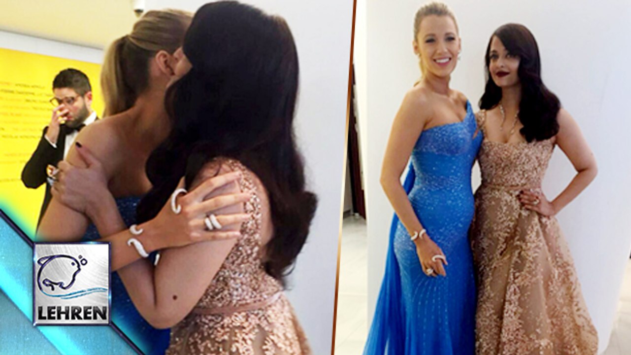 Aishwarya Rai With Hollywood Star Blake Lively At Cannes 2016
