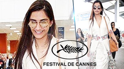 Download Video: Sonam Kapoor ARRIVES For Cannes Film Festival 2016