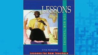FREE PDF  Lessons For New Teachers  DOWNLOAD ONLINE
