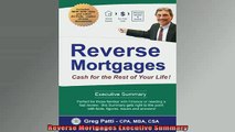 READ book  Reverse Mortgages Executive Summary Online Free