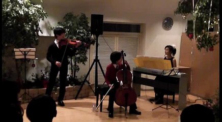 Yosuke Shimizu (10) , Ponyo on the Cliff by the Sea , with Shintaro (13) and Moeka (9)