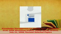 Read  Knowledge Management for Health Care Procedures ECAI 2008 Workshop K4HelP 2008 Patras Ebook Free