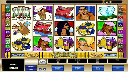 Loaded ilmainen kasino kolikkopeli Microgaming Video Esikatselu