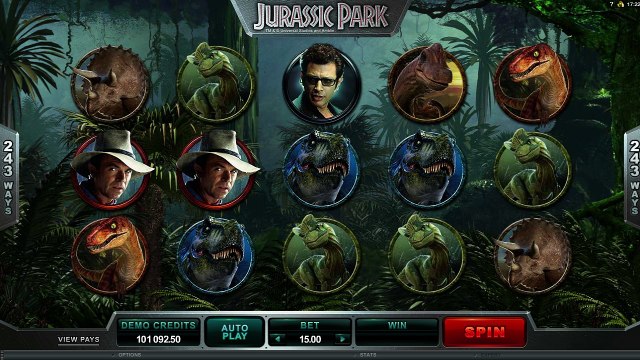 Jurassic Park ilmainen kasino kolikkopeli Microgaming Video Esikatselu