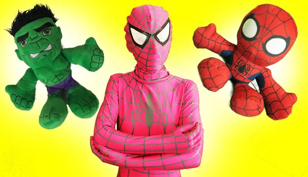 Pink Spidergirl Pregnant Has Twins! Spider Baby Hulk Baby - Superhero Movie in Real Life (1080p 60fps)