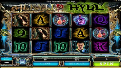 Jekyll & Hyde ilmainen kasino kolikkopeli Microgaming Video Esikatselu