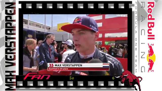 #F1 2016 Spanish Grand Prix Post Qualifying Max Verstappen #MAXmania