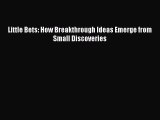 Read Little Bets: How Breakthrough Ideas Emerge from Small Discoveries Ebook Free