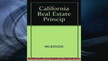 READ book  California Real Estate Principles Free Online