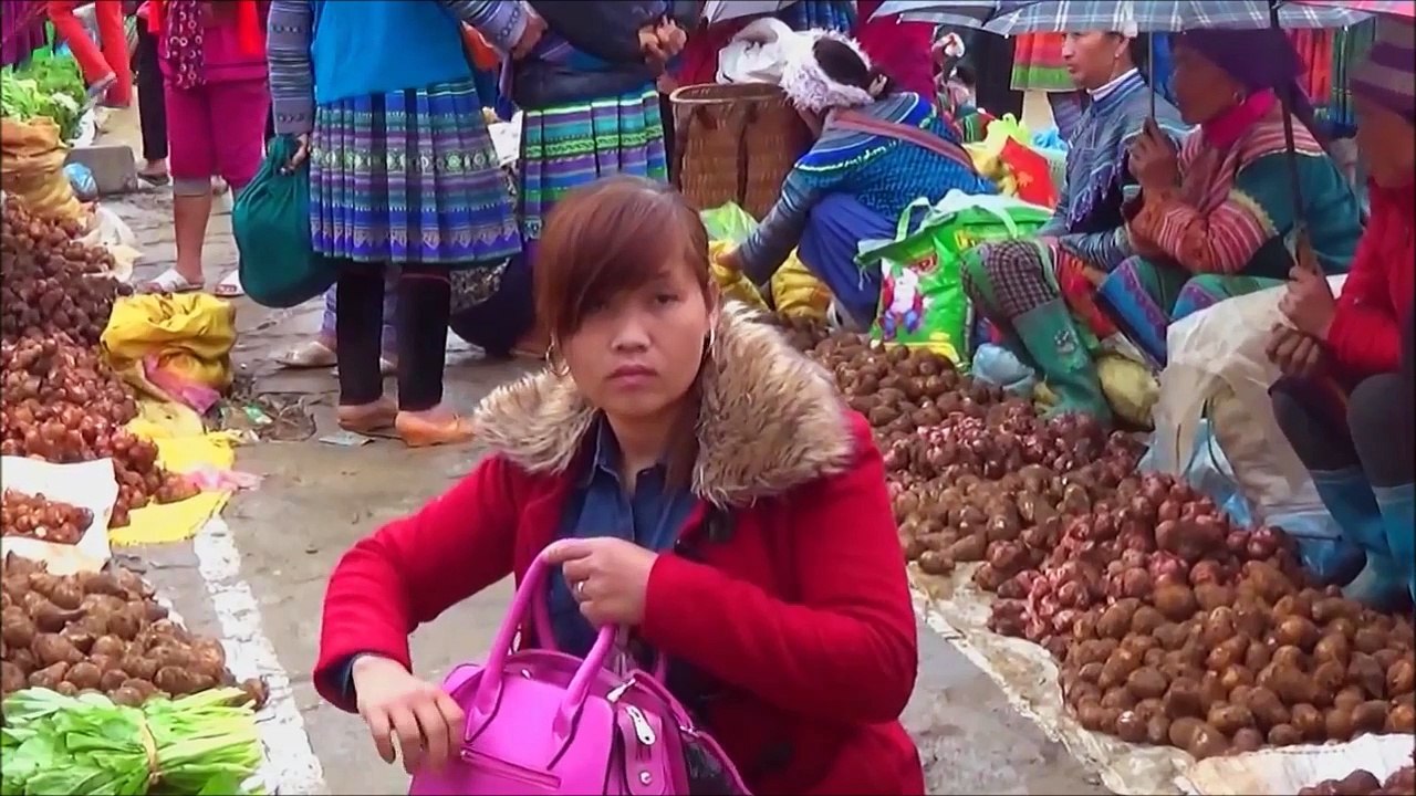 Bac Ha Sunday Market Lao Cai Province Vietnam