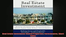 READ book  Real Estate Investment Rental Properties Foreclosures Short Sales Full Free