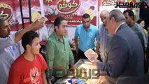 محافظ المنيا يفتتح معرض أهلاً رمضان للسلع الغذائية